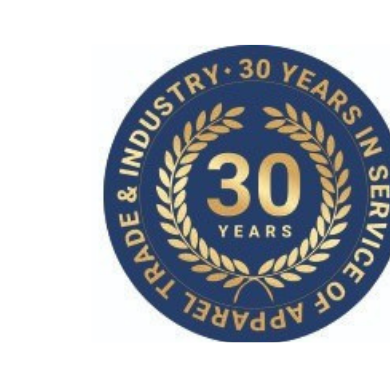 30 years in service of apparel trade and industry